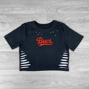 Black Tampa Bay Buccaneers Croptop, Buccaneers Tank Top, Bucs, Women's Tampa Bay